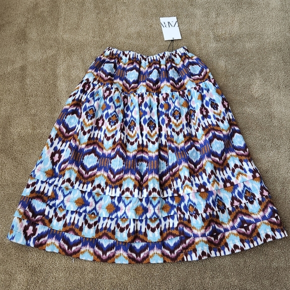 NWT Boho style girl Zara skirt size 10 - Picture 3 of 5